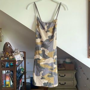 aerie offline exercise dress, camo print, NWT